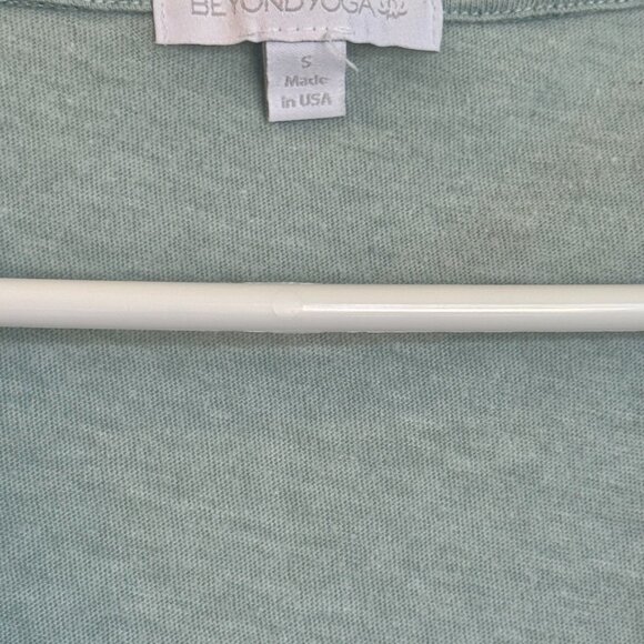 Beyond Yoga Deep V Pocket Tee — Teal Light Blue Small - Picture 4 of 11